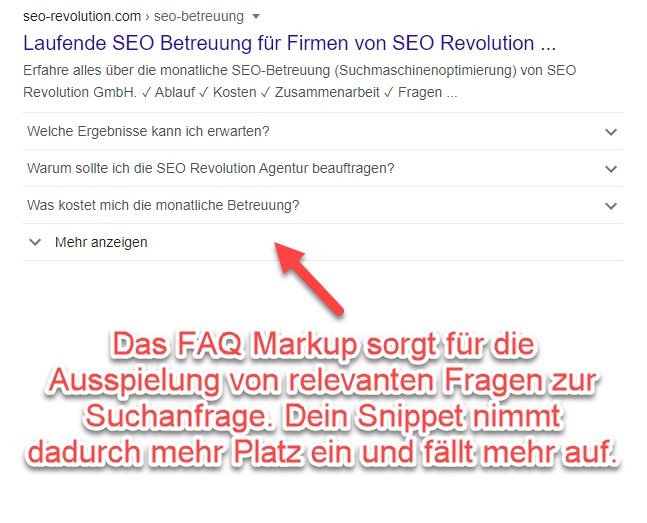 faq markup snippet