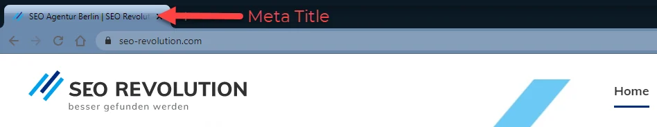 meta title browsertab